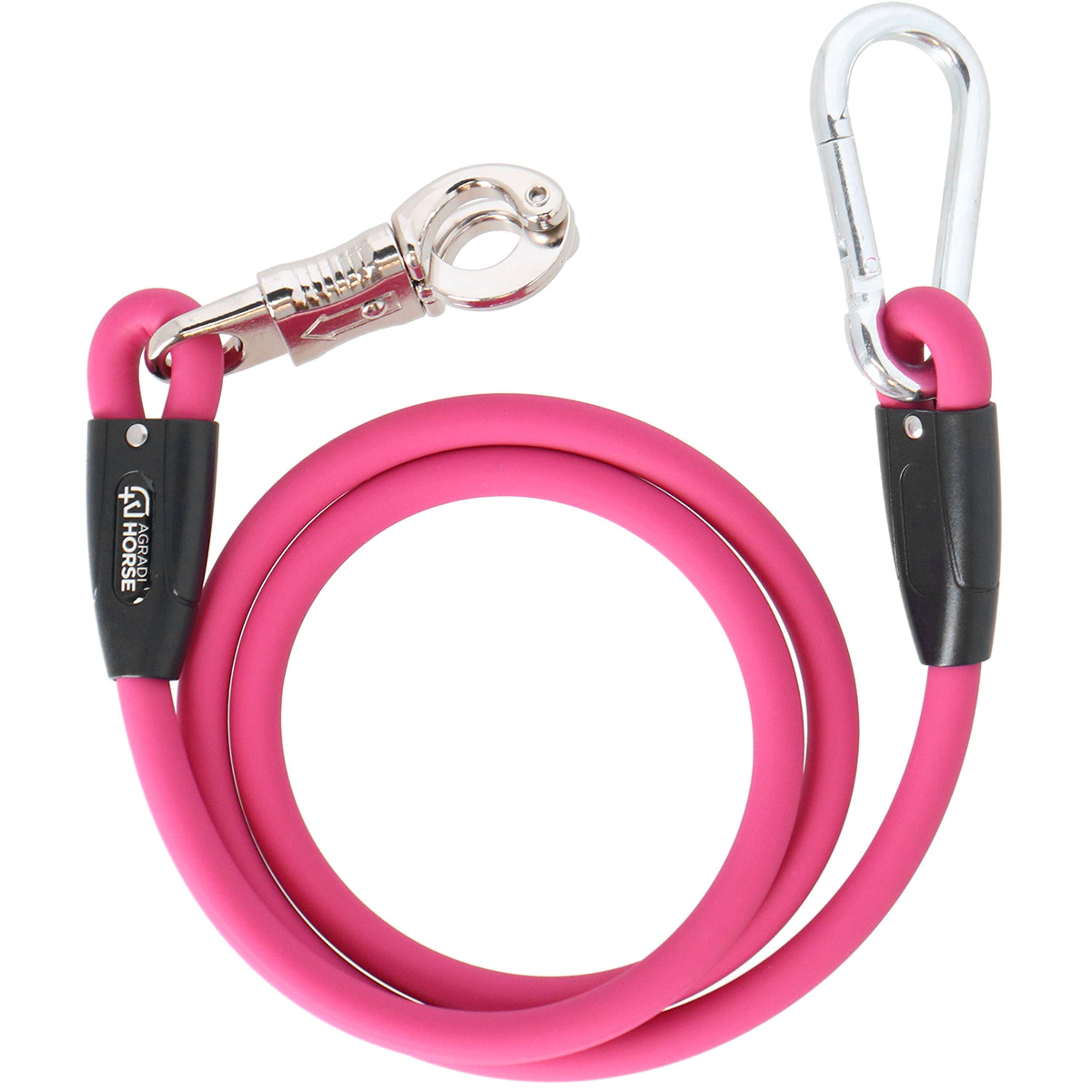 Agradi Horse Corda di fissaggio Silicone Hot Pink