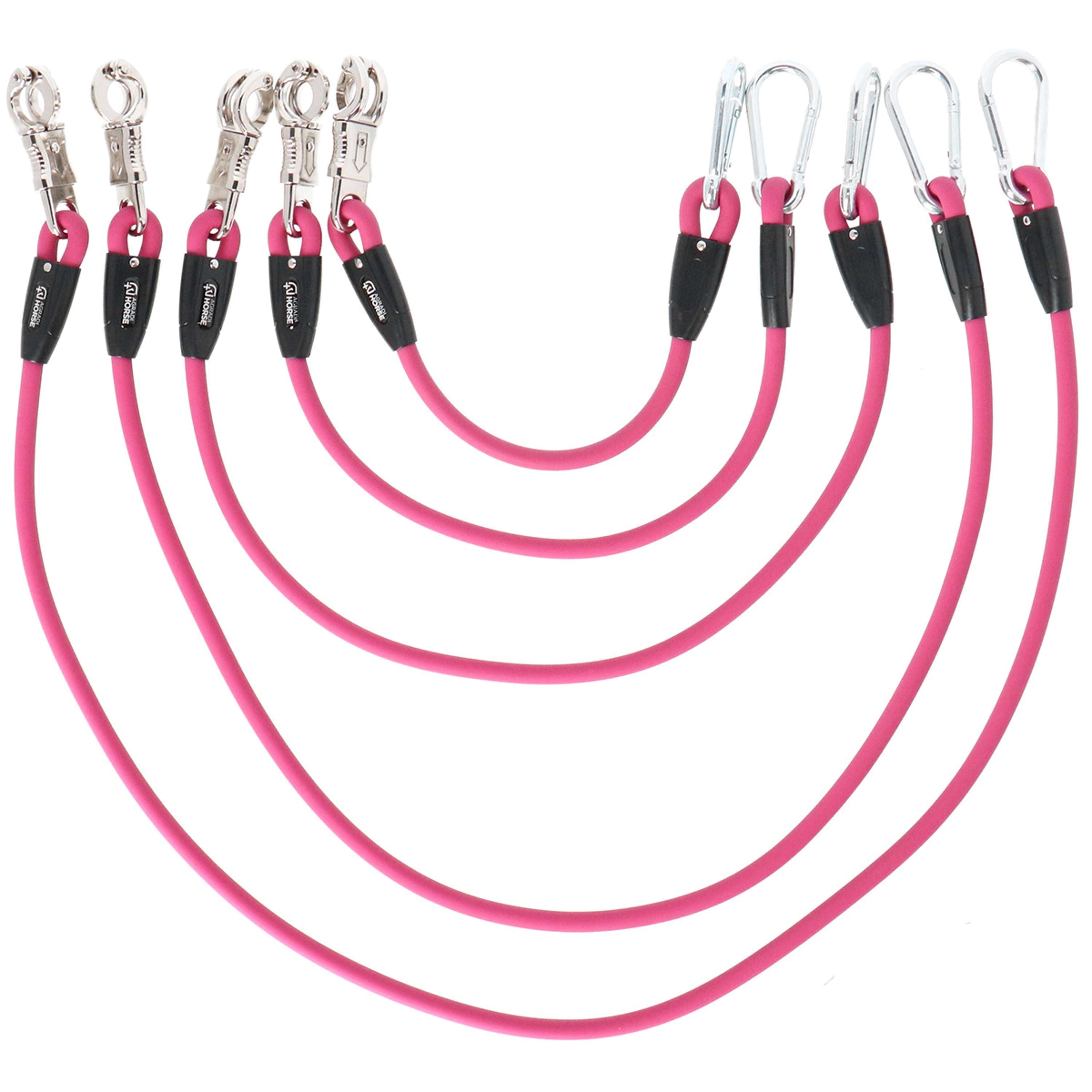 Agradi Horse Corda di fissaggio Silicone Hot Pink