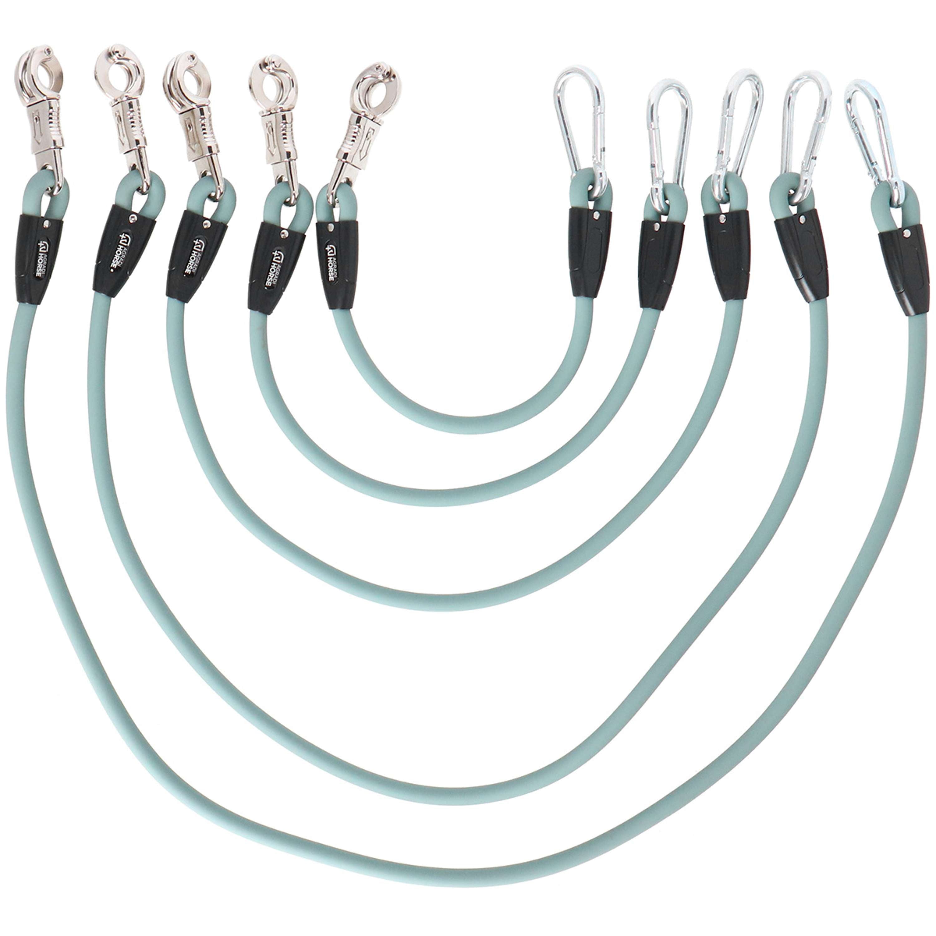 Agradi Horse Corda di fissaggio Silicone Azzurro