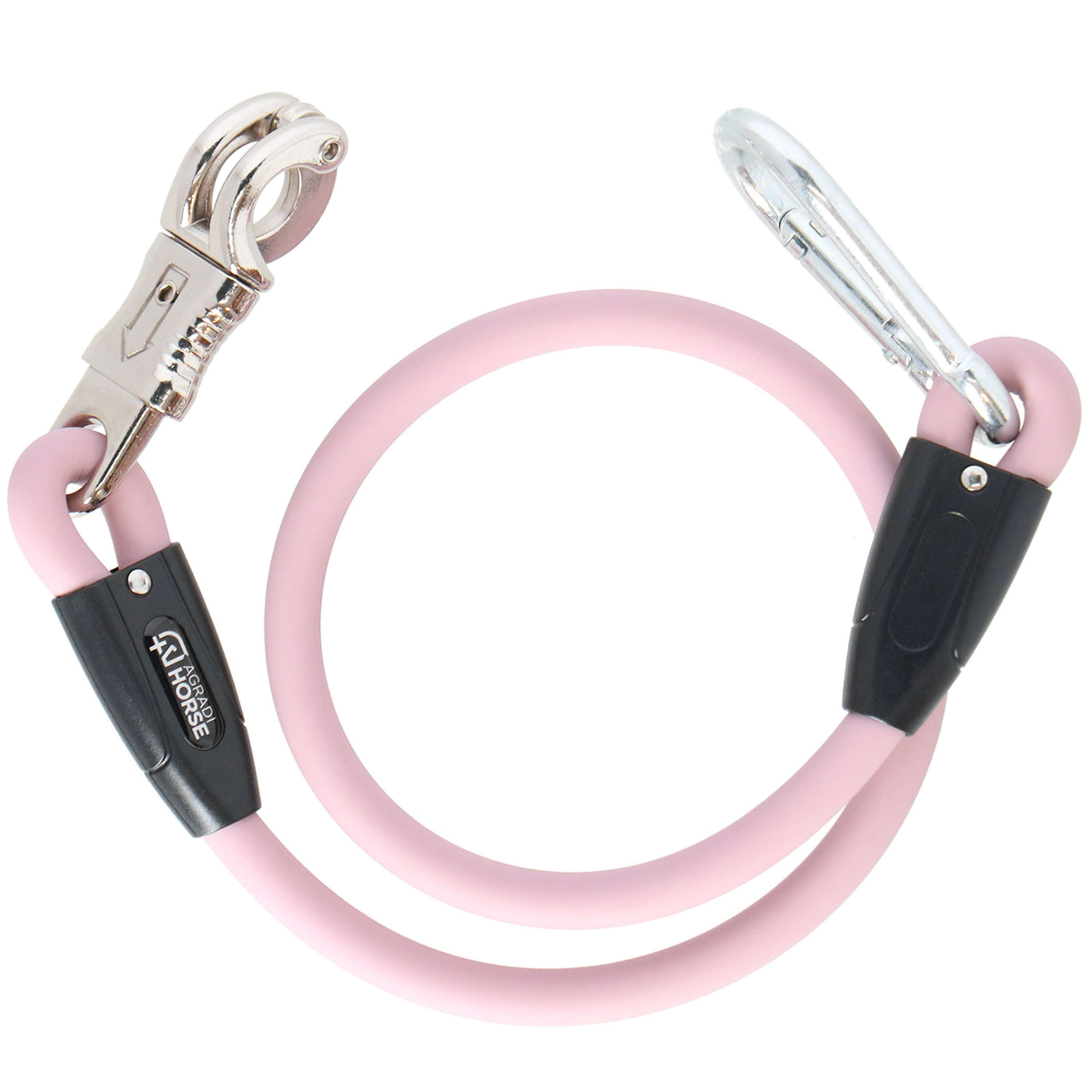 Agradi Horse Corda di fissaggio Silicone Rosa