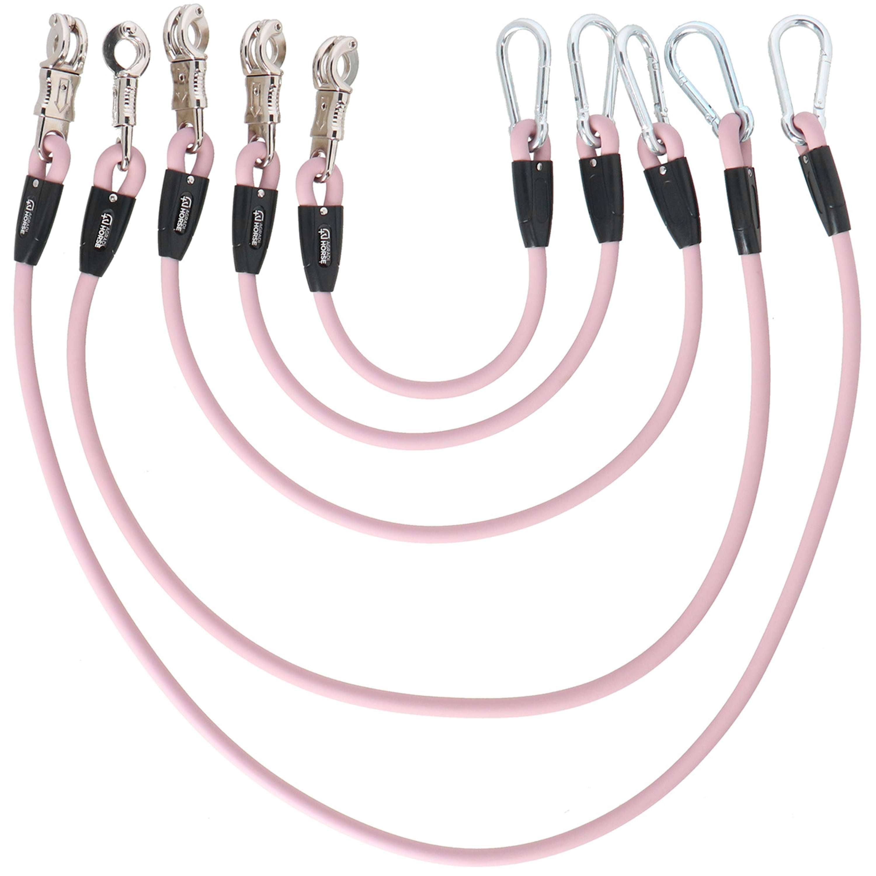 Agradi Horse Corda di fissaggio Silicone Rosa