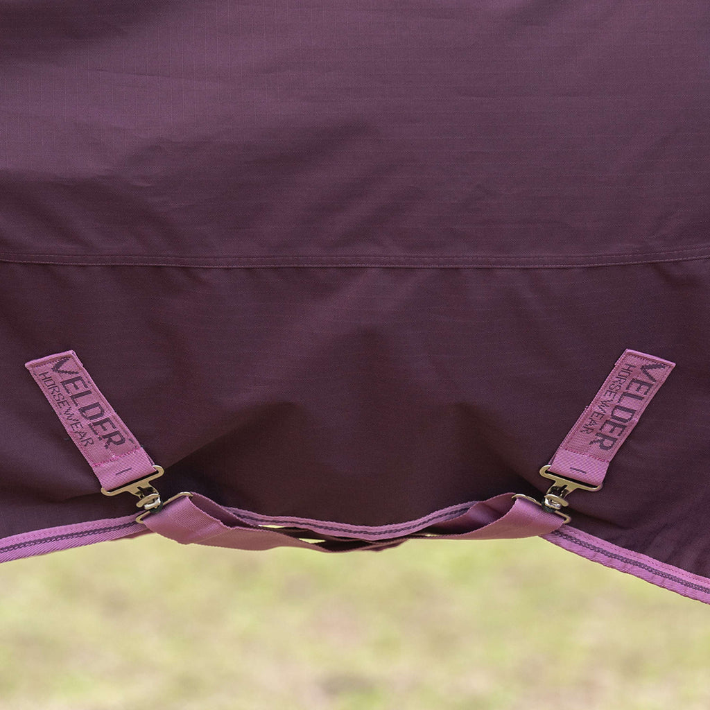 Velder Horsewear Essentials Ripstop Turnout Rug 600D 0g Plum Brown