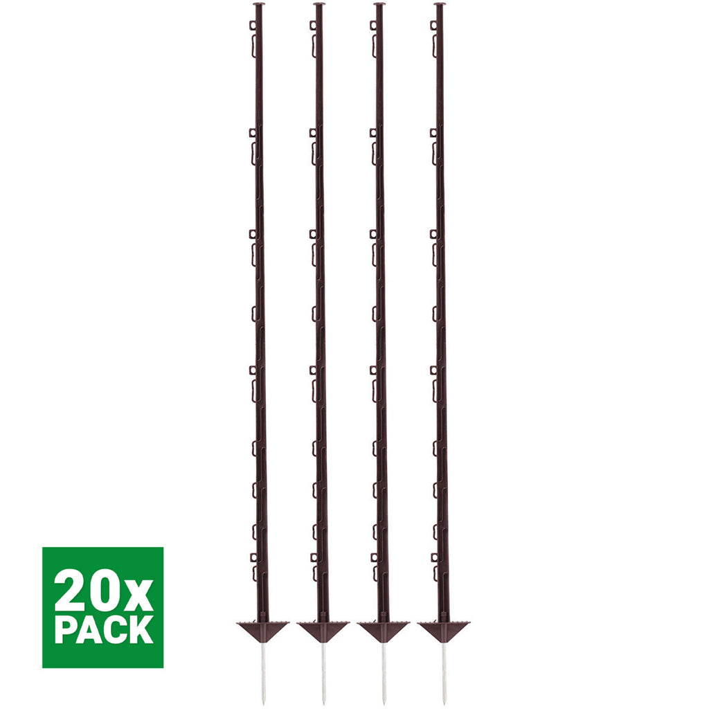 Agradi Power Palo da pascolo Classic 150cm 20 Pezzi Marrone