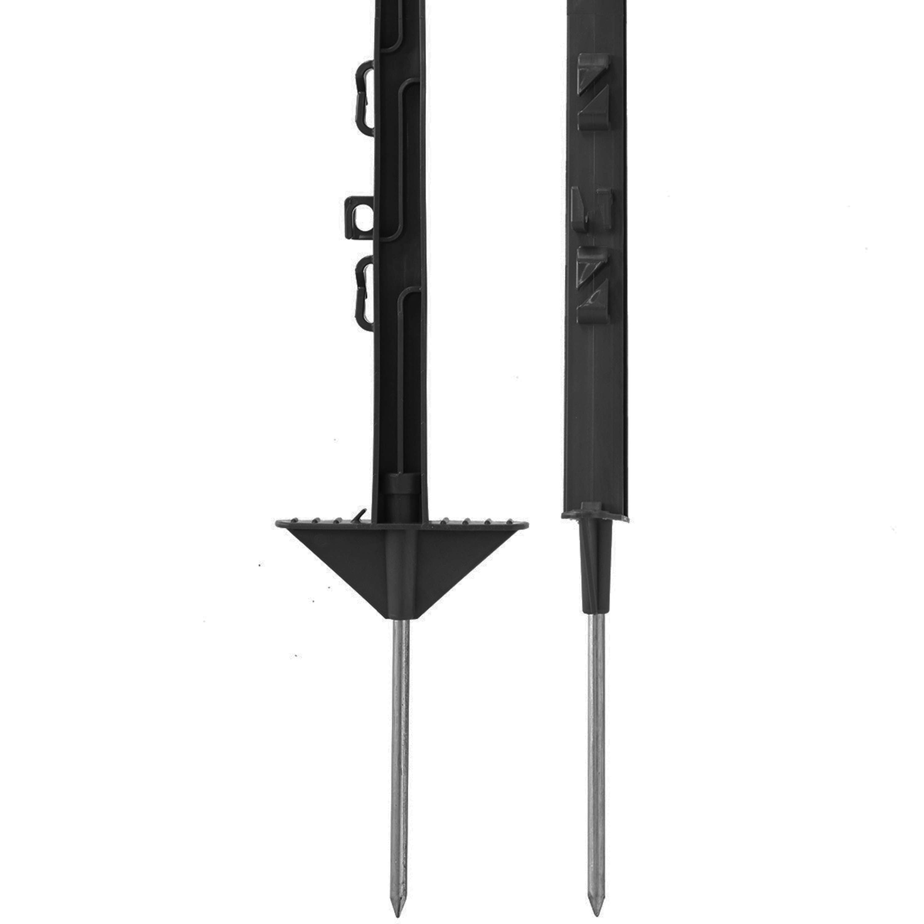 Agradi Power Palo da pascolo Classic 125cm 20 Pezzi Nero