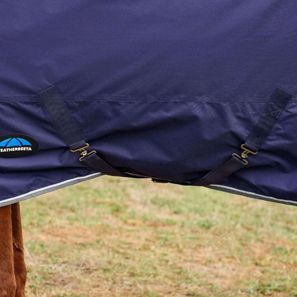 WeatherBeeta ComFiTec Tyro Turnout Combo Neck 50 g Blu marino/Carbone