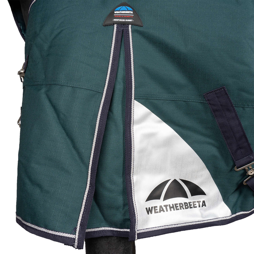 WeatherBeeta ComFiTec Plus Dynamic Turnout Detach-A-Neck 100g Forest Green/Navy