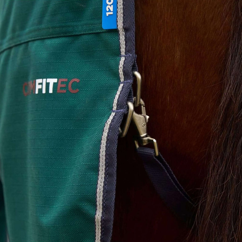 WeatherBeeta ComFiTec Plus Dynamic Turnout Detach-A-Neck 100g Forest Green/Navy