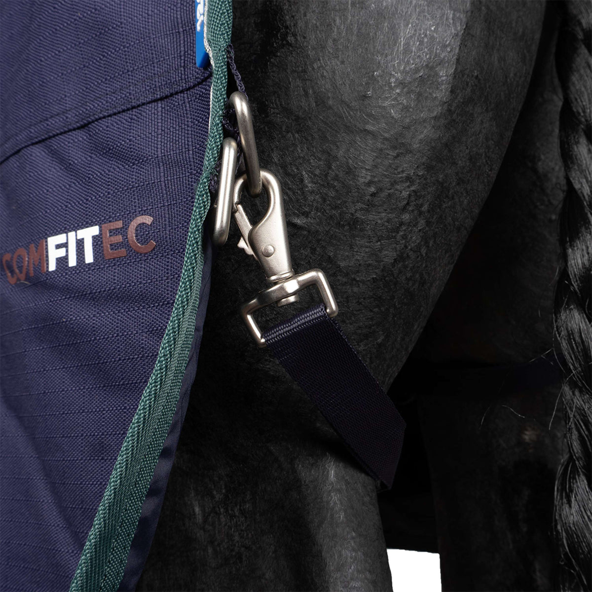 WeatherBeeta ComFiTec Plus Dynamic Turnout Detach-A-Neck 220 g Navy/Forest Green