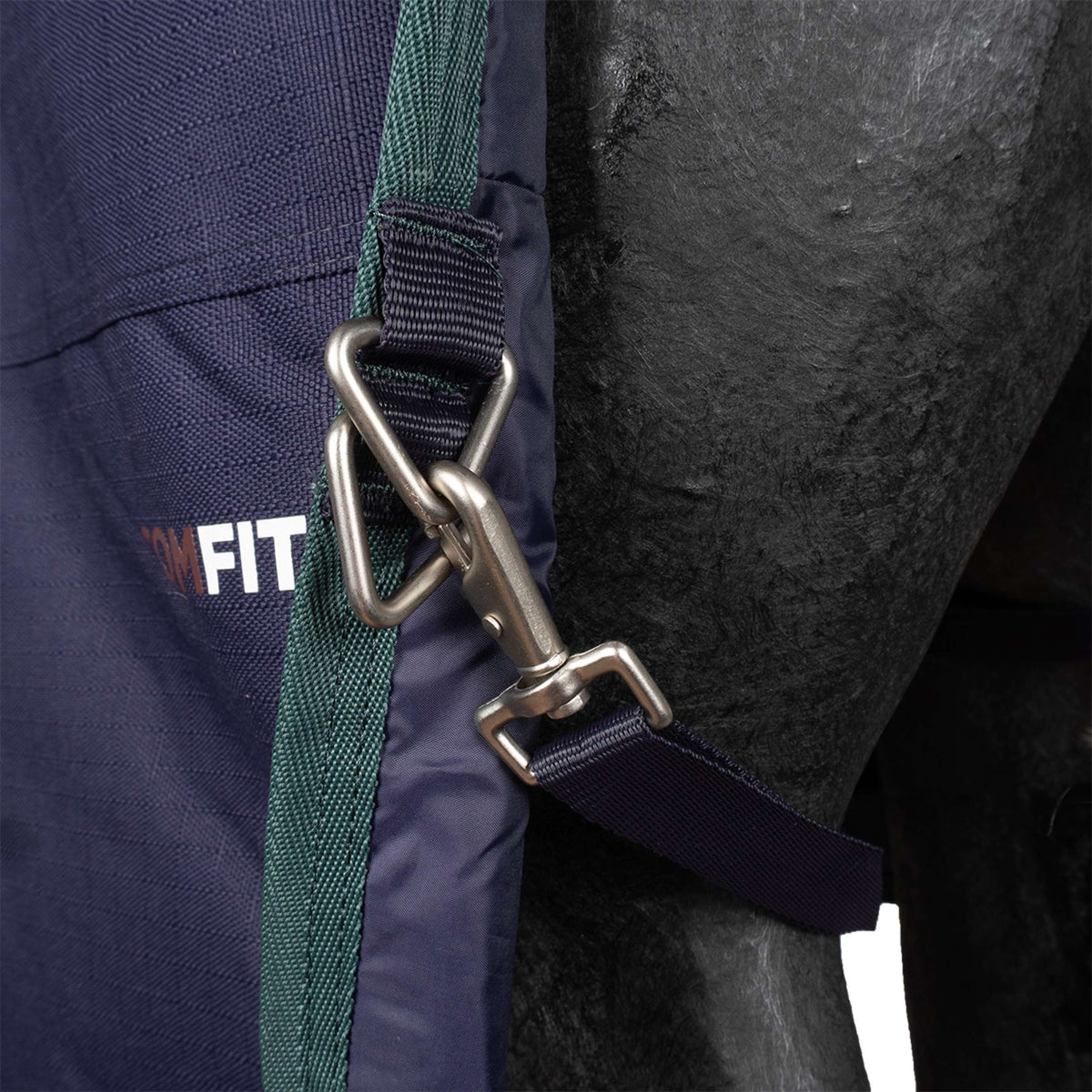 WeatherBeeta ComFiTec Plus Dynamic Turnout Detach-A-Neck 220 g Navy/Forest Green