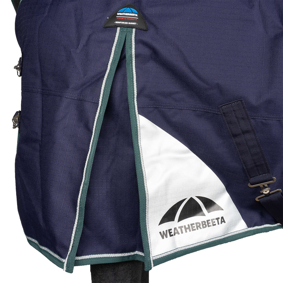 WeatherBeeta ComFiTec Plus Dynamic Turnout Detach-A-Neck 220 g Navy/Forest Green