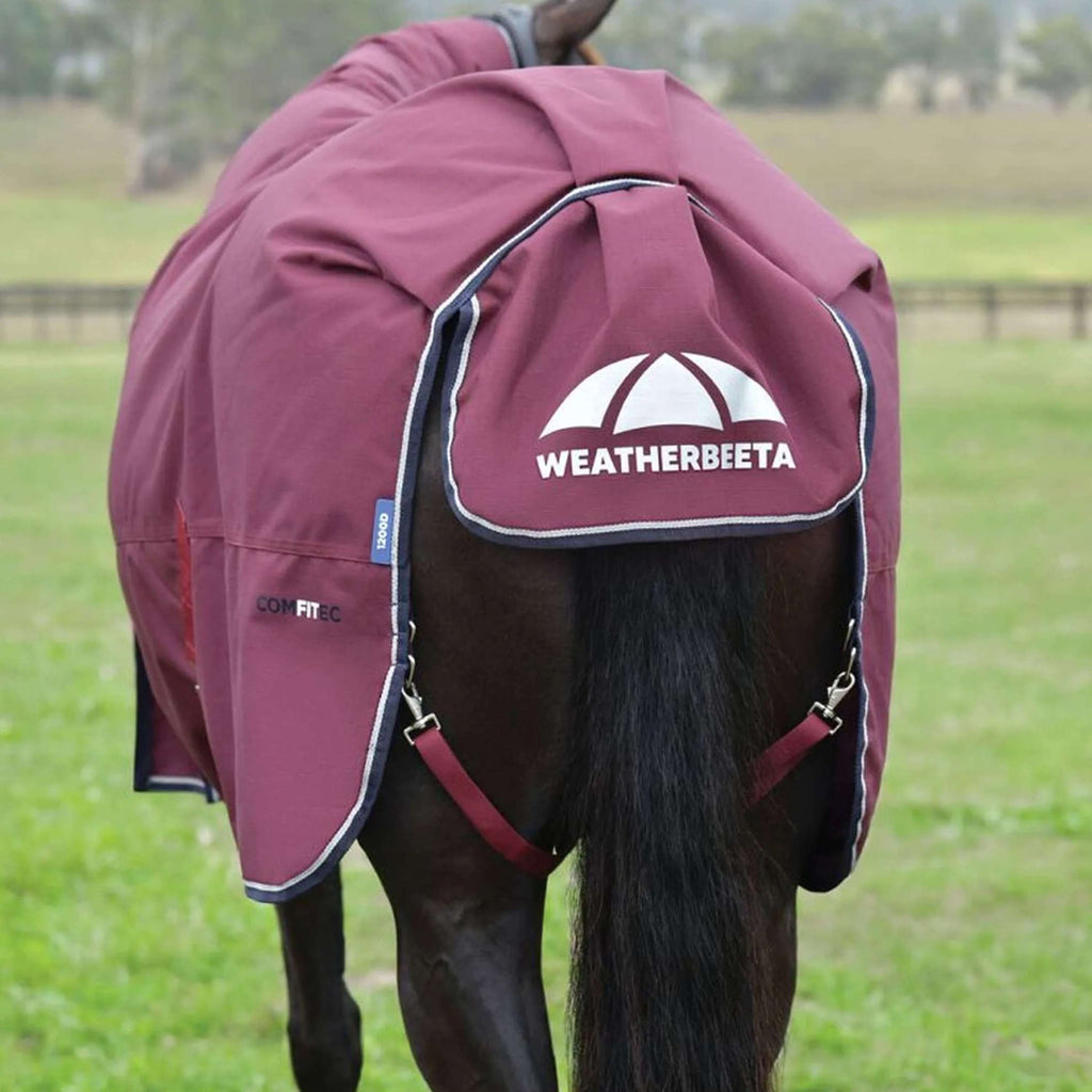 WeatherBeeta ComFiTec Essential Turnout Detach-A-Neck 50 g Borgogna/Marina