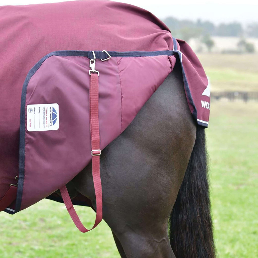 WeatherBeeta ComFiTec Essential Turnout Detach-A-Neck 50 g Borgogna/Marina