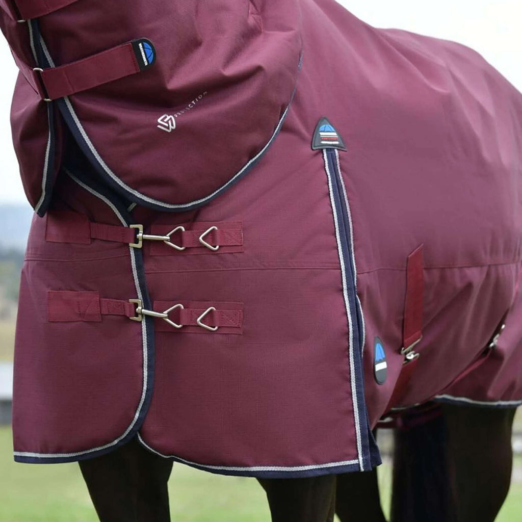 WeatherBeeta ComFiTec Essential Turnout Detach-A-Neck 50 g Borgogna/Marina