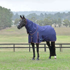 WeatherBeeta ComFiTec Essential Turnout Detach-A-Neck 50 g Navy/Burgundy