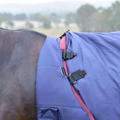 WeatherBeeta ComFiTec Essential Turnout Detach-A-Neck 50 g Navy/Burgundy