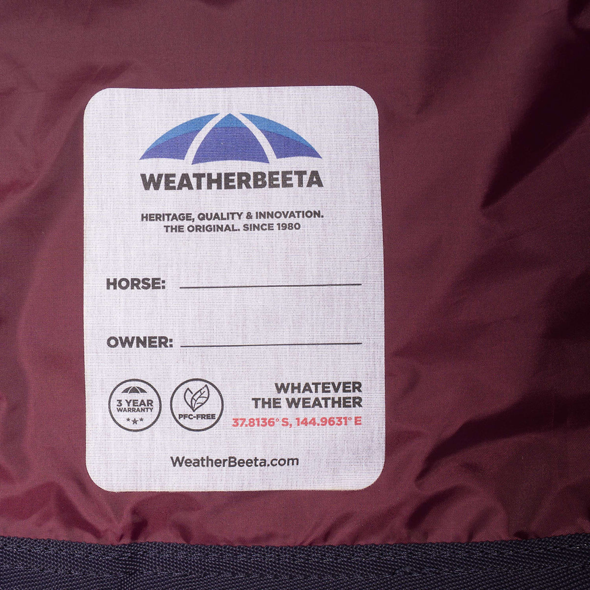 WeatherBeeta ComFiTec Essential Turnout Combo 50 g Borgogna/Marina