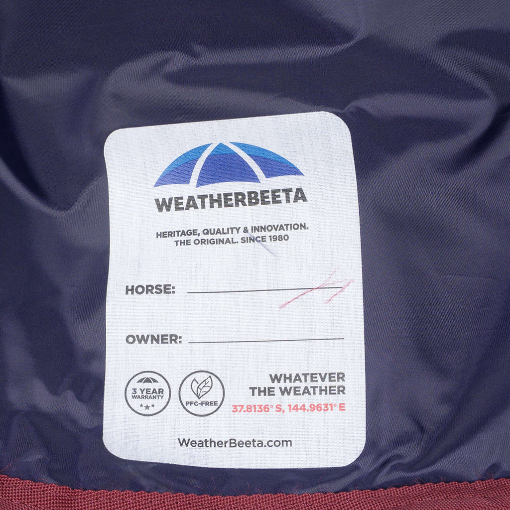 WeatherBeeta ComFiTec Essential Turnout Combo 220 g Navy/Burgundy