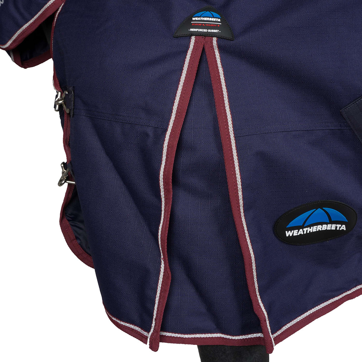WeatherBeeta ComFiTec Essential Turnout Combo 360g Navy/Burgundy