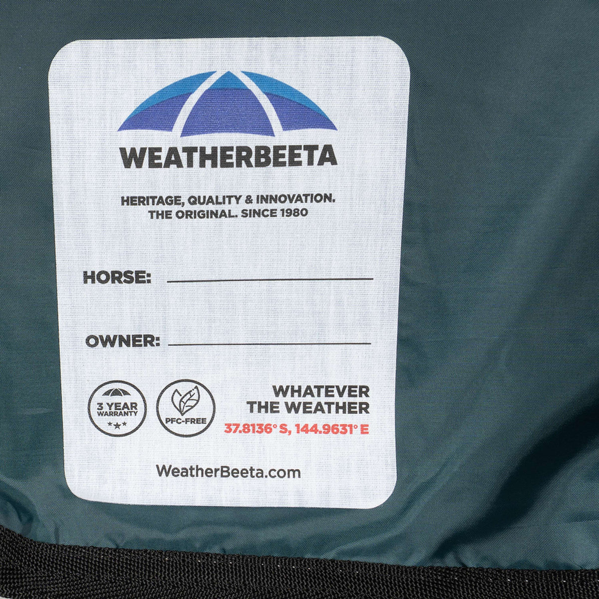 WeatherBeeta ComFiTec Classic Turnout 50 g Forest Green/Black