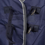 WeatherBeeta ComFiTec Tyro Turnout Standard Neck 220 g Blu marino/Carbone