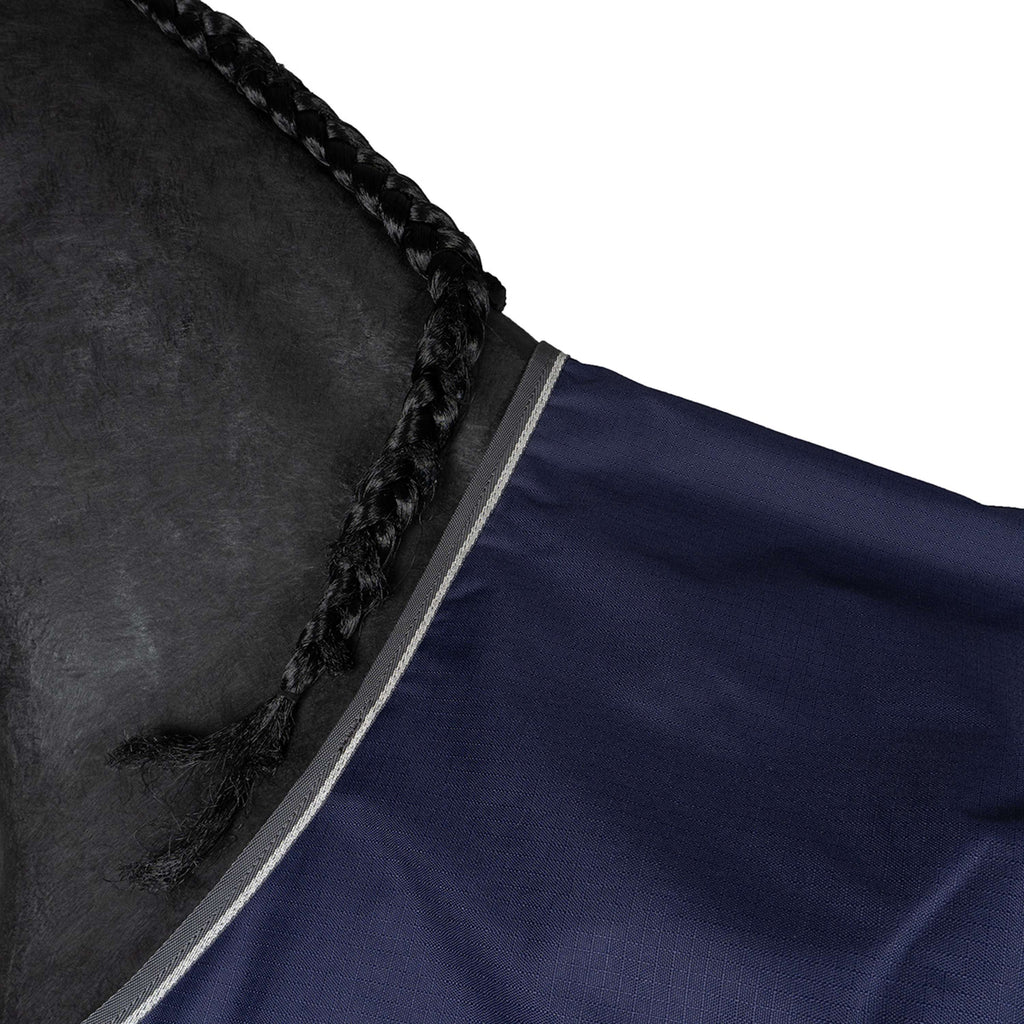 WeatherBeeta ComFiTec Tyro Turnout Standard Neck 50 g Blu marino/Carbone