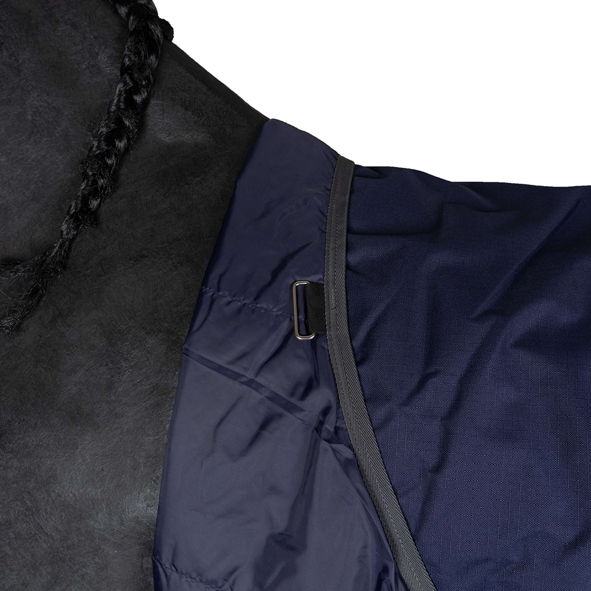 WeatherBeeta ComFiTec Tyro Turnout Standard Neck 220 g Blu marino/Carbone