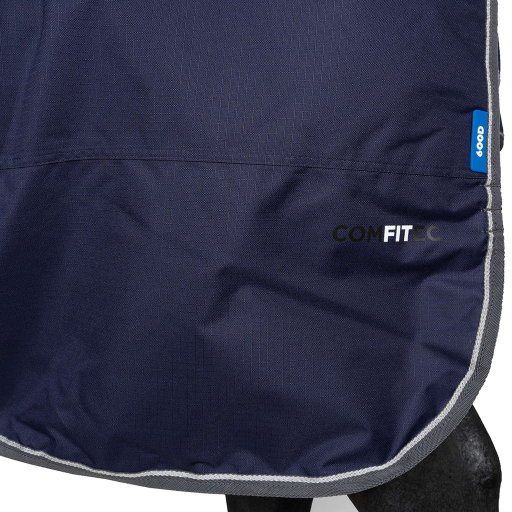 WeatherBeeta ComFiTec Tyro Turnout Standard Neck 50 g Blu marino/Carbone