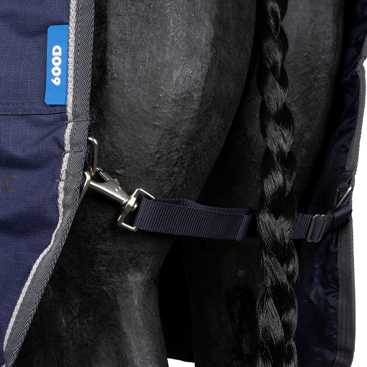 WeatherBeeta ComFiTec Tyro Turnout Standard Neck 220 g Blu marino/Carbone