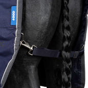 WeatherBeeta ComFiTec Tyro Turnout Standard Neck 220 g Blu marino/Carbone