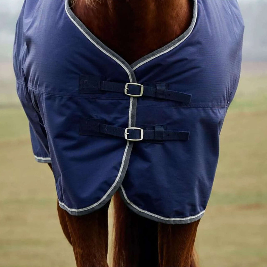 WeatherBeeta ComFiTec Tyro Turnout Standard Neck 50 g Blu marino/Carbone
