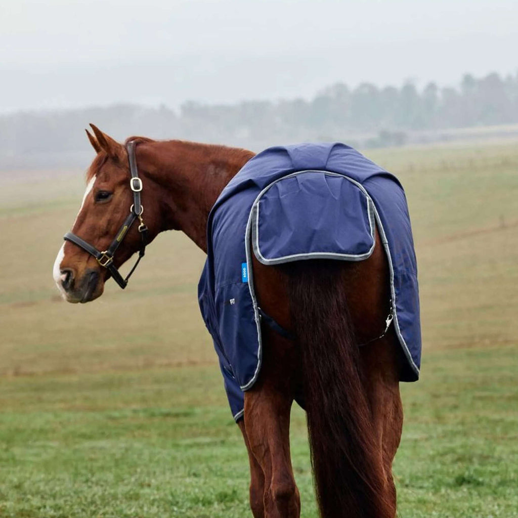 WeatherBeeta ComFiTec Tyro Turnout Standard Neck 50 g Blu marino/Carbone