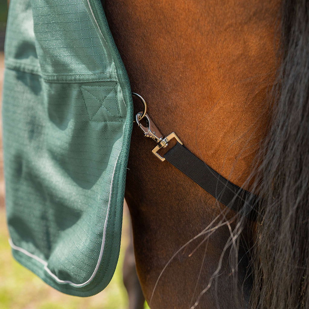 Agradi Horse Tappeto da Esterno 1200D 0gr Bordo Riflettente Verde