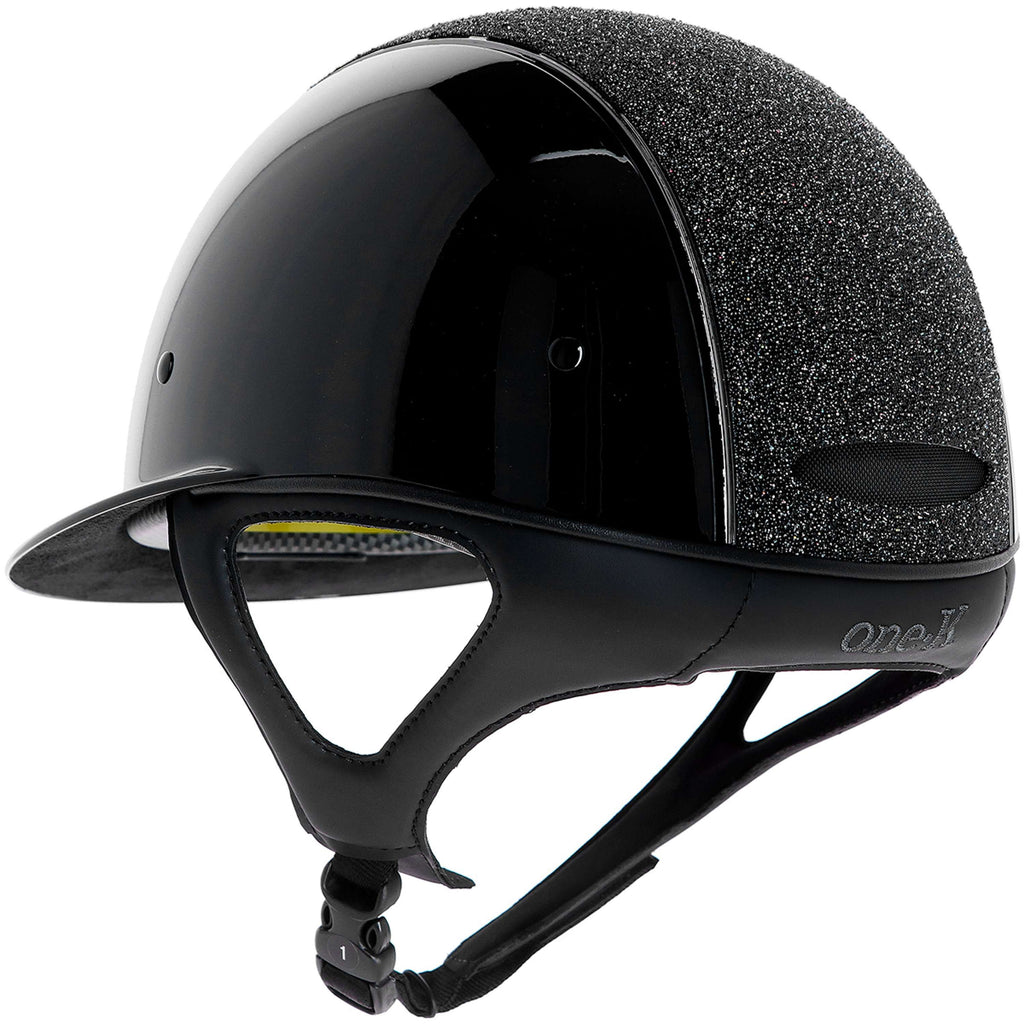 OneK Cappellino Mips Avancé Glossy Glitter Nero