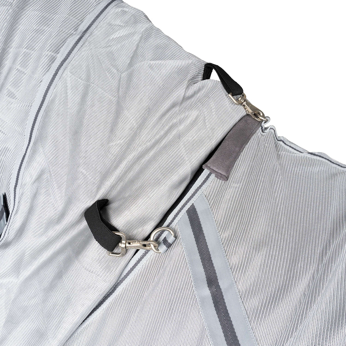 Waldhausen Coperta Antimosche Protect con Collo Staccabile Grigio argento/Grigio