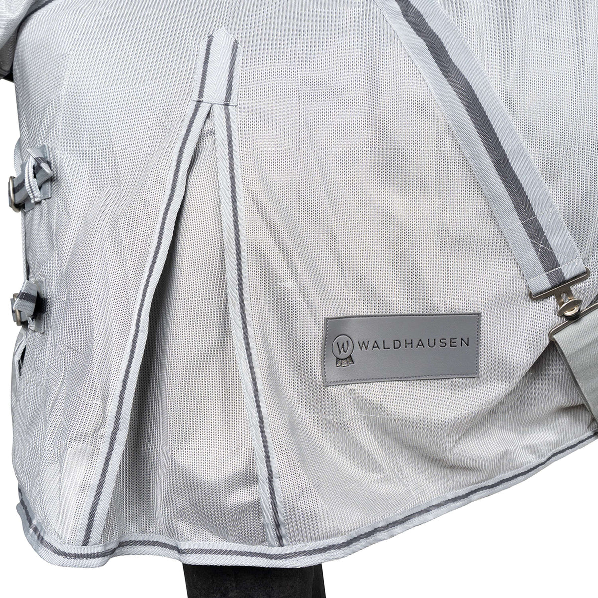 Waldhausen Coperta Antimosche Protect con Collo Staccabile Grigio argento/Grigio