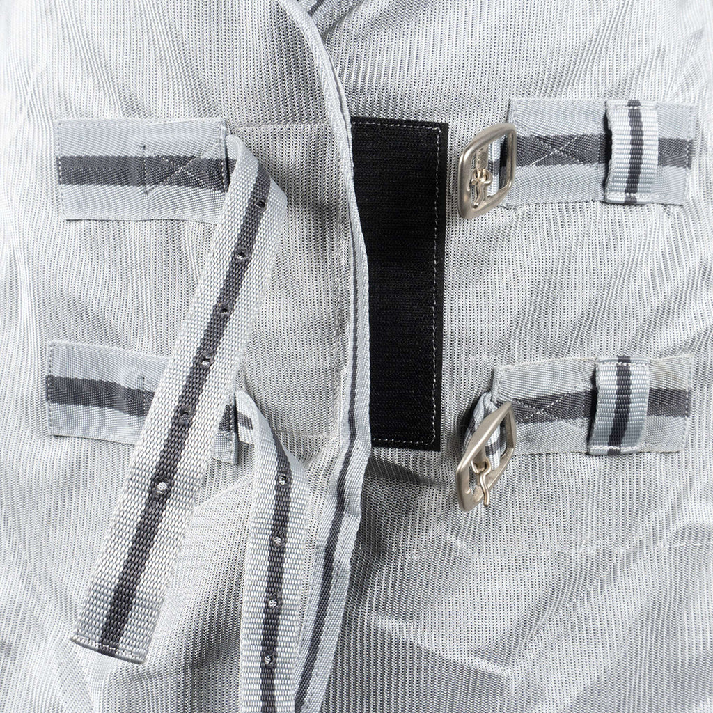 Waldhausen Coperta Antimosche Protect con Collo Staccabile Grigio argento/Grigio