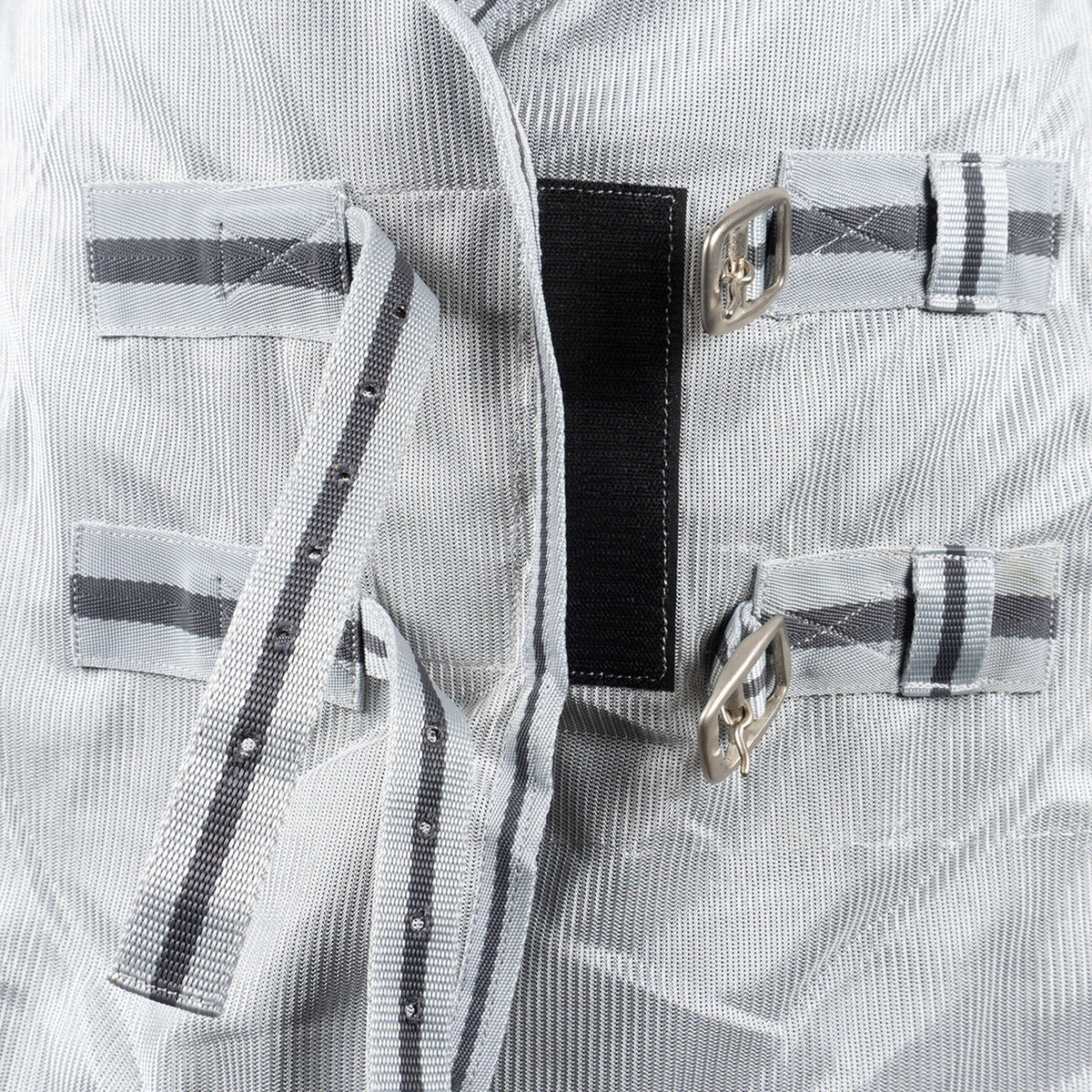 Waldhausen Coperta Antimosche Protect con Collo Staccabile Grigio argento/Grigio