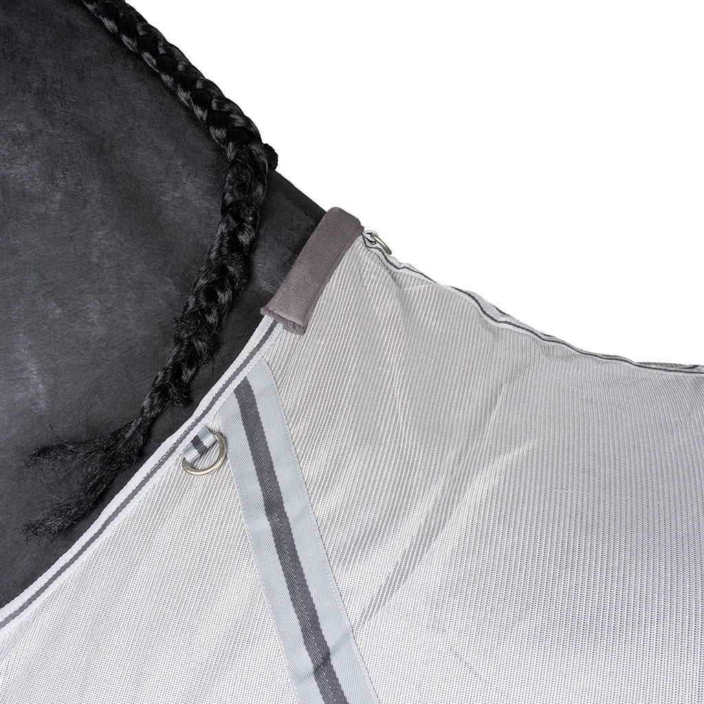 Waldhausen Coperta Antimosche Protect con Collo Staccabile Grigio argento/Grigio