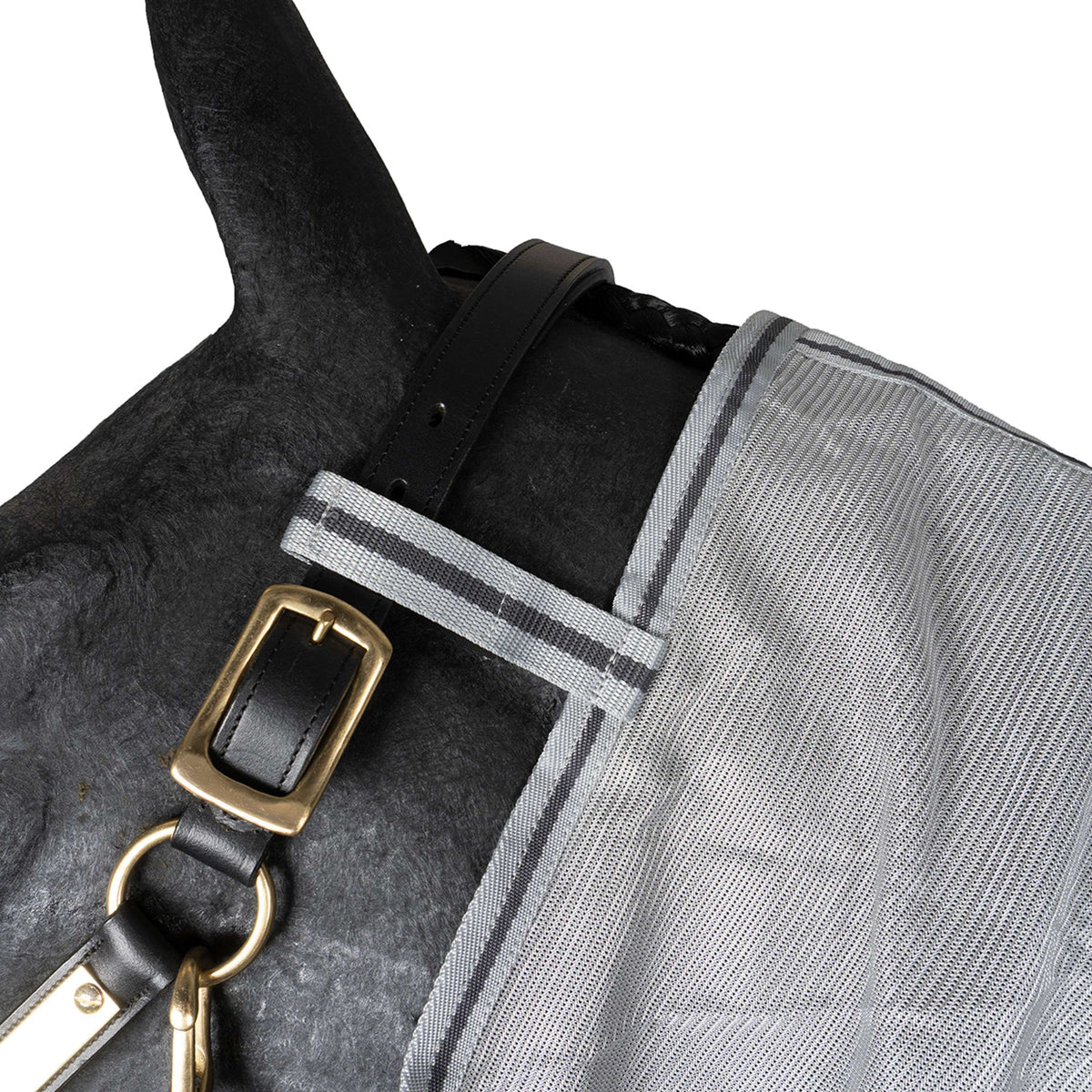 Waldhausen Coperta Antimosche Protect con Collo Staccabile Grigio argento/Grigio