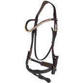 Kavalkade Briglia Caliano Cerra Marrone/Ottone