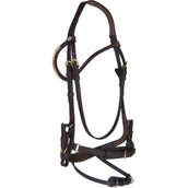 Kavalkade Briglia Caliano Cerra Marrone/Ottone