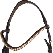 Kavalkade Briglia Caliano Cerra Marrone/Ottone