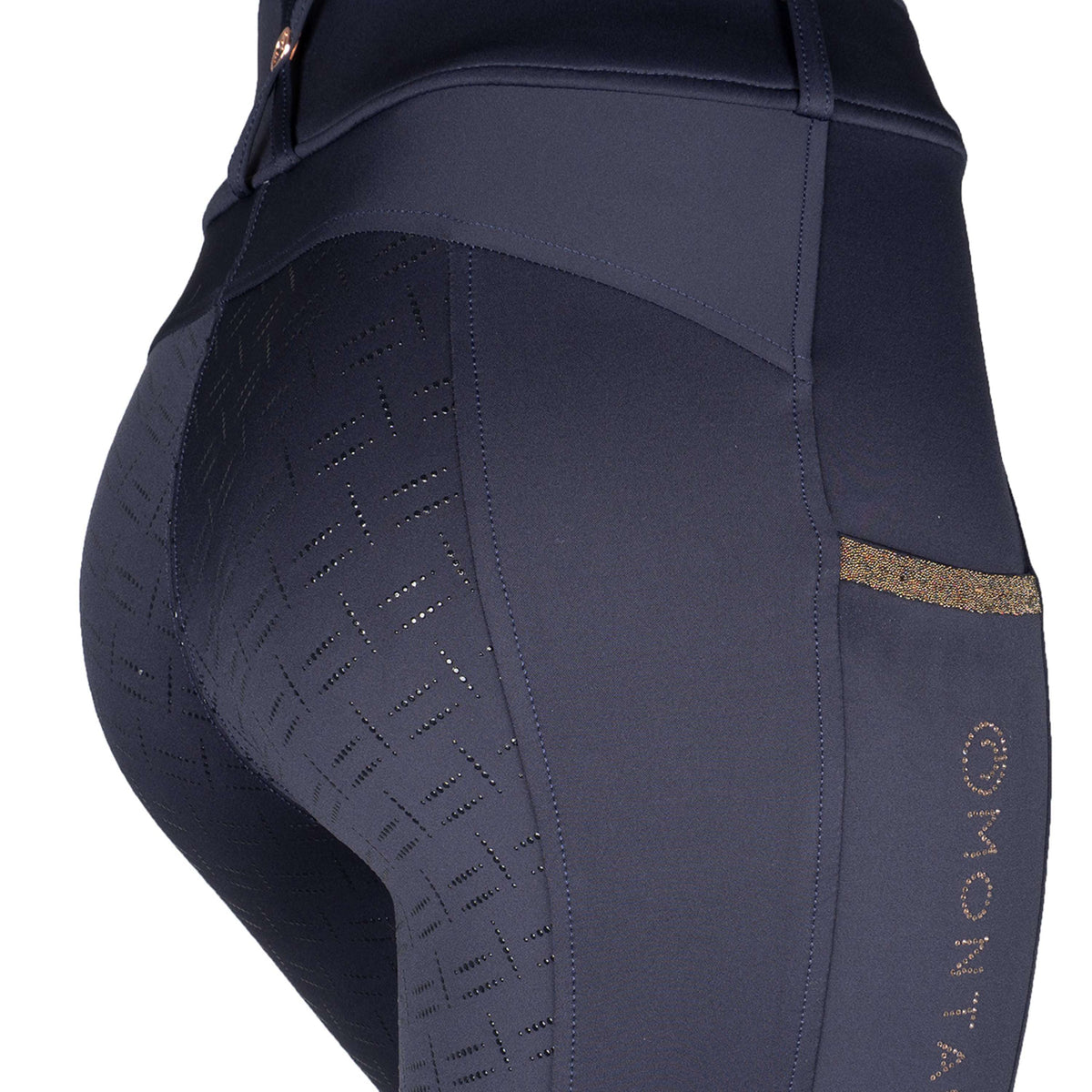 Montar Leggings da Equitazione MoGlenda Full Grip Navy