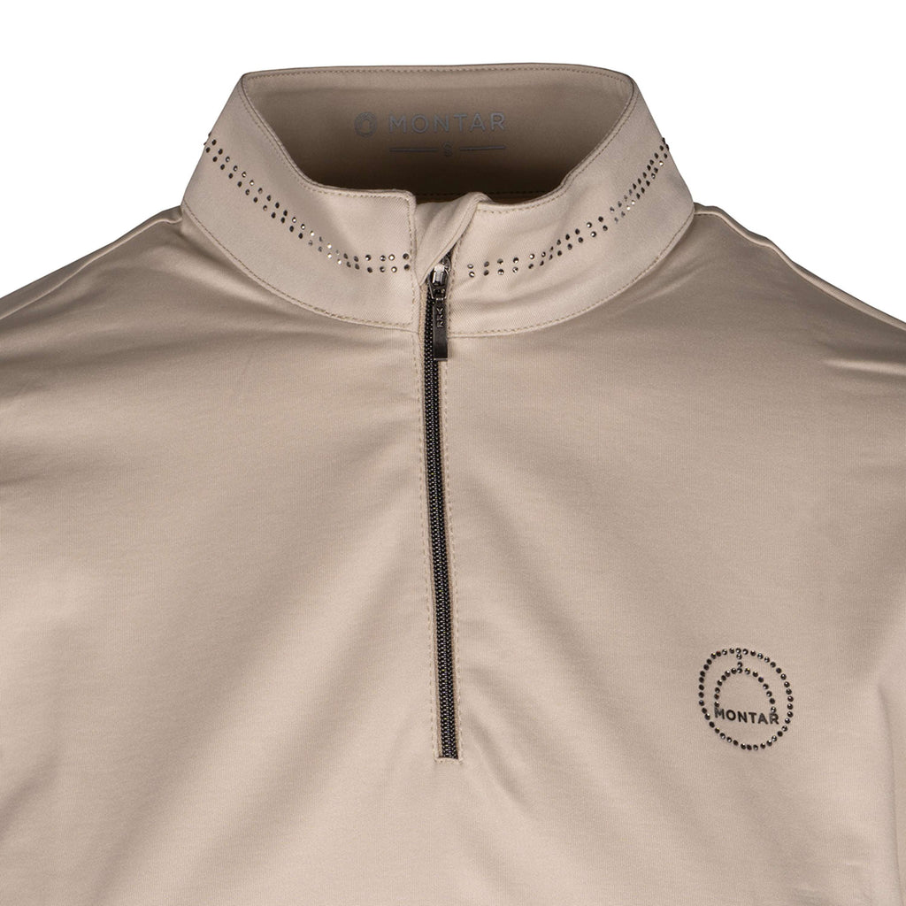 Montar Maglia a Maniche Lunghe MoEllinor Grey Beige