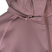 Montar Felpa con cappuccio e zip MoEmilia Dusty Rose