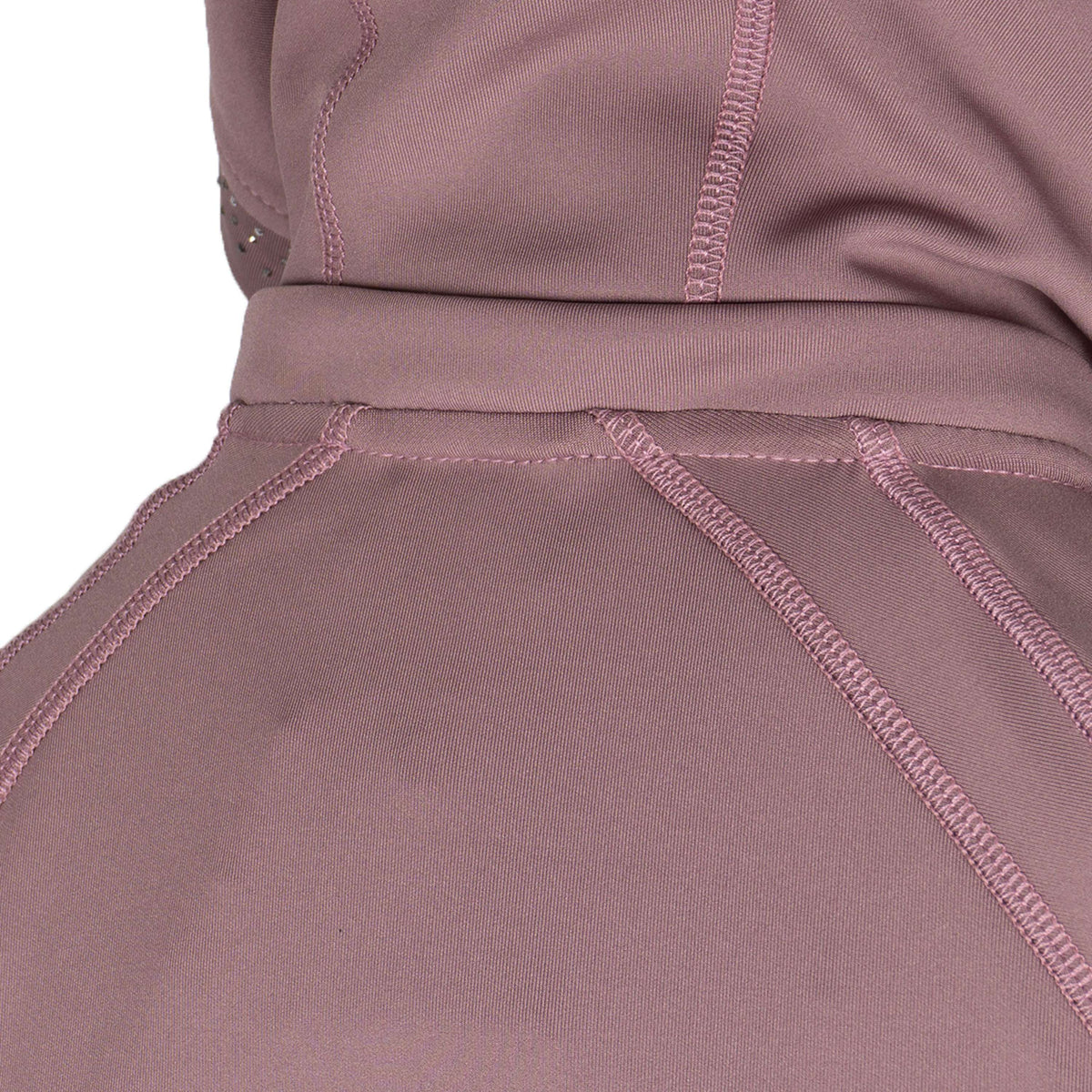 Montar Felpa con cappuccio e zip MoEmilia Dusty Rose