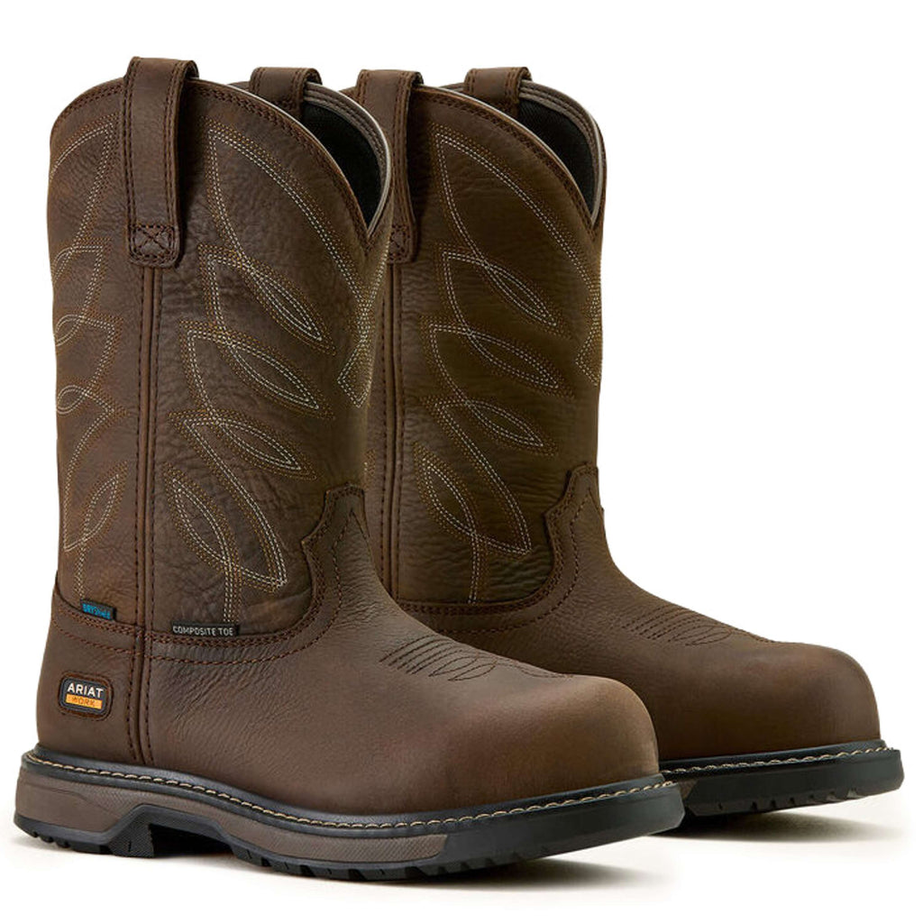 Ariat Stivali Western Riverter Pull-On H20 Donne Marrone scuro