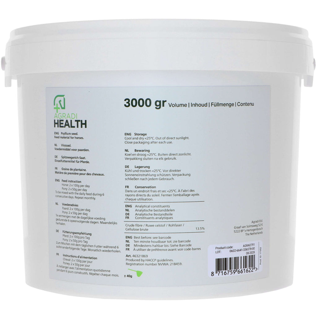 Agradi Health Buccia di psillio