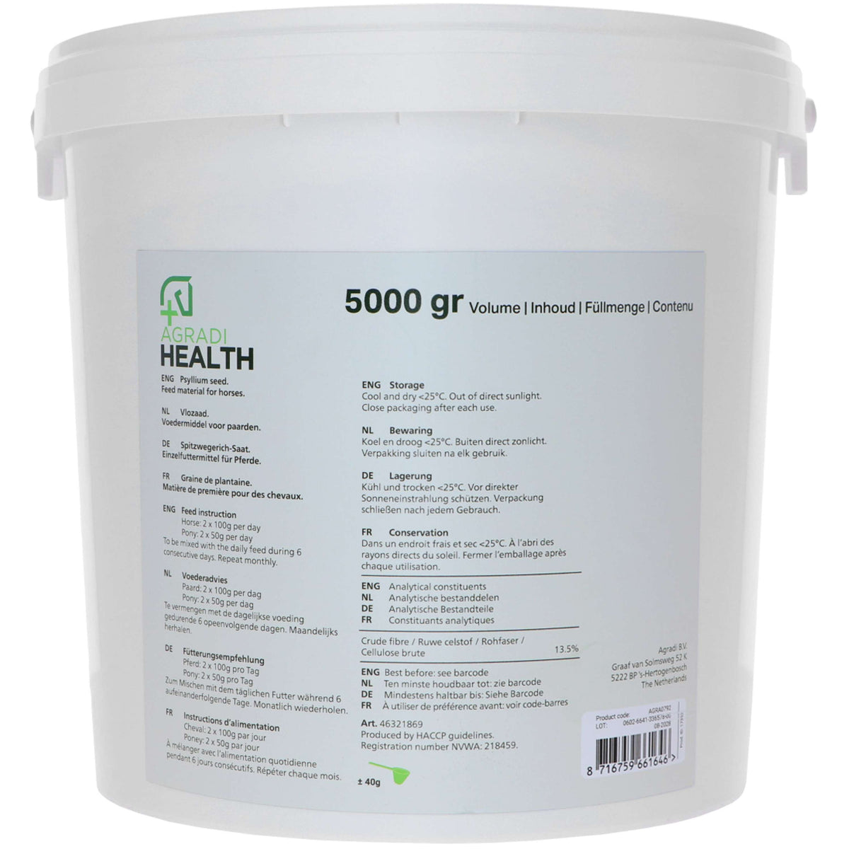 Agradi Health Buccia di psillio