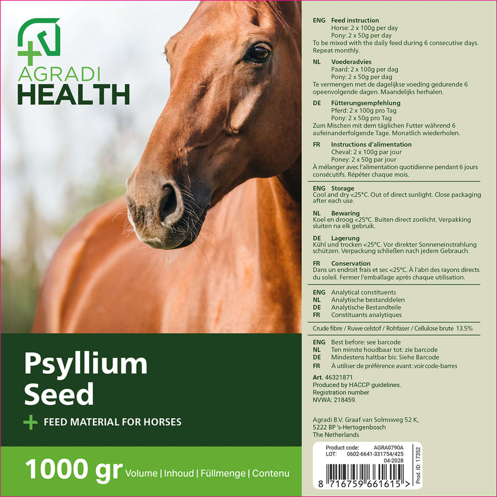 Agradi Health Buccia di psillio Ricarica Pacchetto